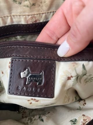 Bolso de piel Radley marrón