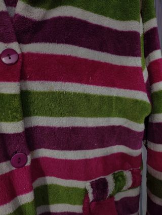 Bata invierno niña/mujer rayas