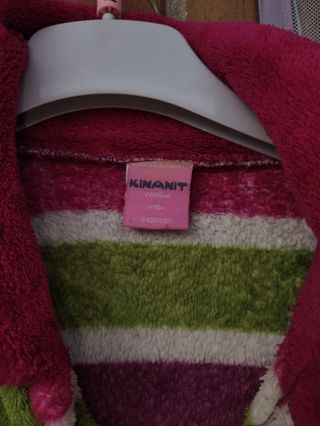 Bata invierno niña/mujer rayas