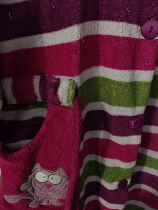 Bata invierno niña/mujer rayas