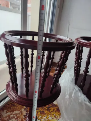 Maceteros nuevos Madera Caoba