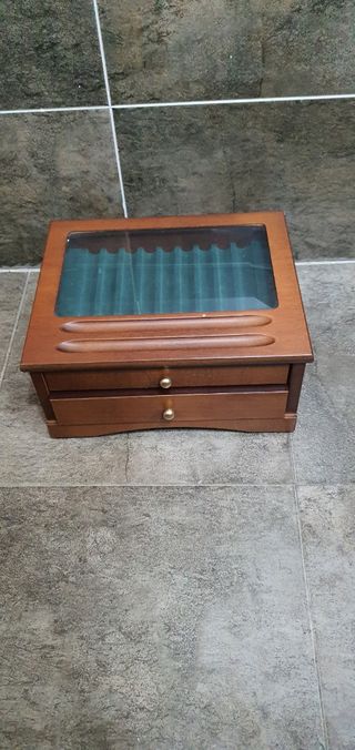 Estuche madera estilográficas/puros