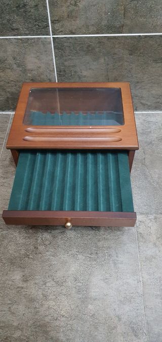 Estuche madera estilográficas/puros