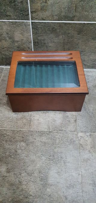 Estuche madera estilográficas/puros