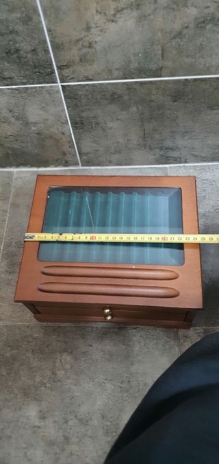 Estuche madera estilográficas/puros