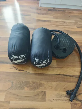 Full Pack Camping: Tienda, Colchones, sacos e hinc