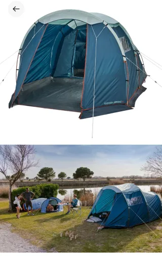 Full Pack Camping: Tienda, Colchones, sacos e hinc