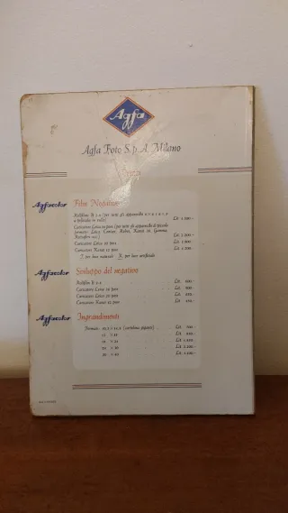 Album pubblicitario Agfa anni '50