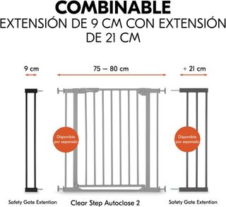 hauck Extensión 9 cm para Barrera de Seguridad Inf