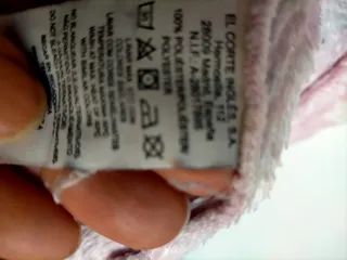 Bata niña El Corte Inglés rosa estrellas