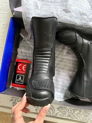 Botas de Moto Mujer Negras