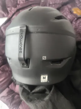 Casco de esquí Salomon negro