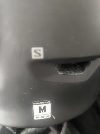 Casco de esquí Salomon negro