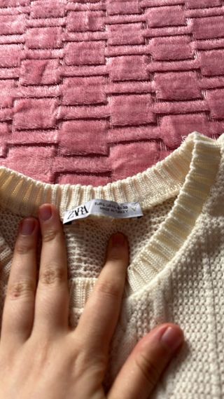 Vestido de lana blanco