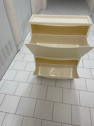 Zapatero Trones Ikea blanco muy usado