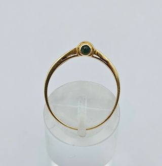 Anillo Oro 18K Diseño Carrilera 2.46gr T-17