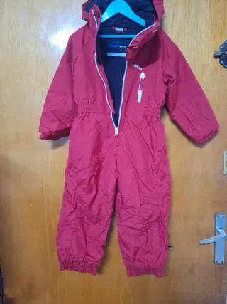 Mono de Nieve Infantil Rojo