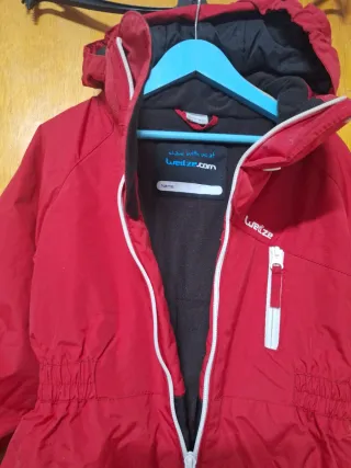 Mono de Nieve Infantil Rojo