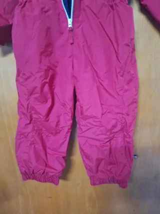 Mono de Nieve Infantil Rojo