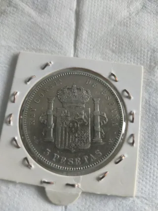 5 Pesetas 1898 Estrella 98