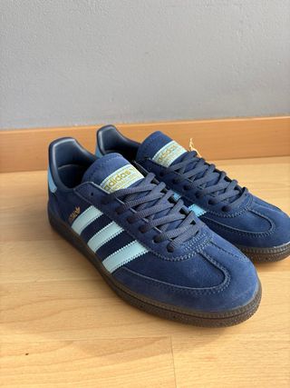 Zapatillas Adidas Spezial Azul Marino y Dorado