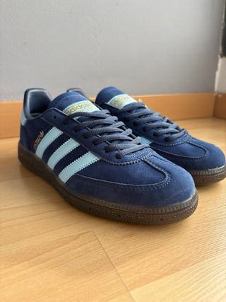 Zapatillas Adidas Spezial Azul Marino y Dorado