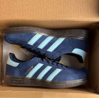 Zapatillas Adidas Spezial Azul Marino y Dorado