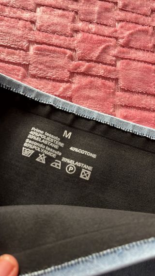 Pantalón campana azul