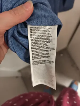 Sudadera Calvin Klein Media Cremallera Azul Talla