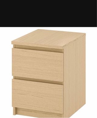 Mesita de noche Ikea madera