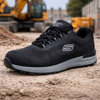 Skechers Bulkin Bragoo Seguridad Negro/Gris