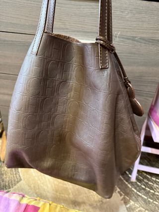 Bolso Carolina Herrera Matryoshka Marrón Dorado