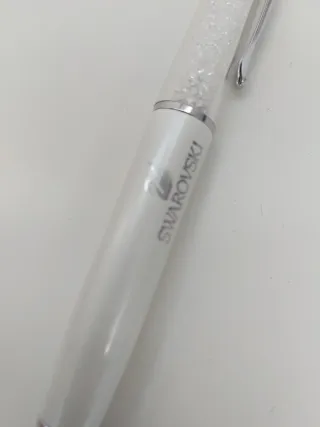 Bolígrafo Swarovski Blanco