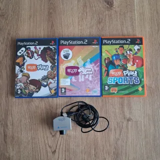 Eye Toy PS2 + 3 Juegos