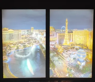 ventanas falsas decorativas iluminadas.