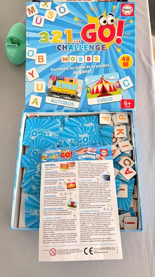 Juego de letras 3.2.1 GO! Challenge Words