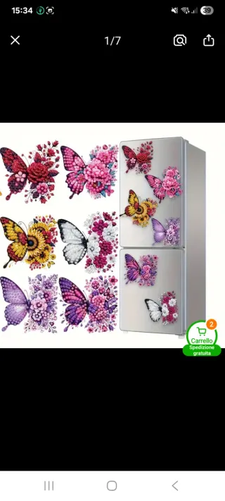 Calamite decorative farfalle