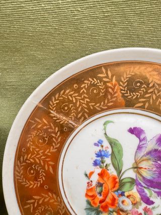 2 Platos Porcelana C.P. Limoges 17cm