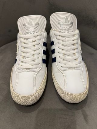 Adidas Samba Blancas y Azul Marino