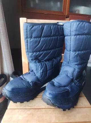 Botas de nieve descansos niña/mujer azul