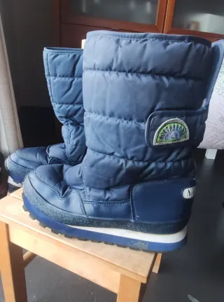 Botas de nieve descansos niña/mujer azul
