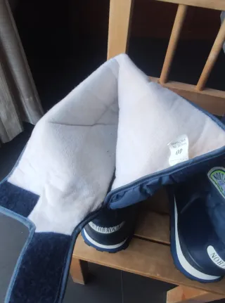 Botas de nieve descansos niña/mujer azul