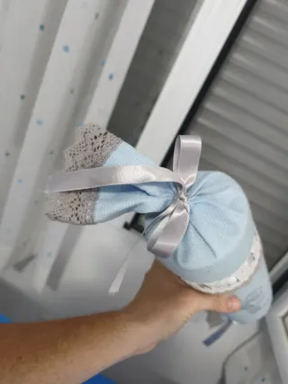 Caramelo cuna + adorno carrito bebé