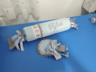 Caramelo cuna + adorno carrito bebé