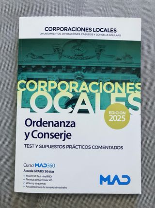 Ordenanza Jccm temario tests oposiciones 2025