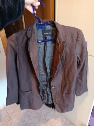 Blazer Massimo Dutti Marrón