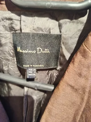 Blazer Massimo Dutti Marrón