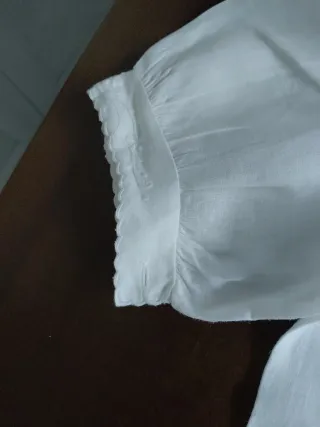 Camicetta Lino Ricamata a Mano Tg. M