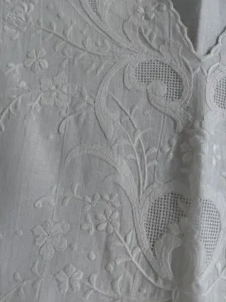 Camicetta Lino Ricamata a Mano Tg. M