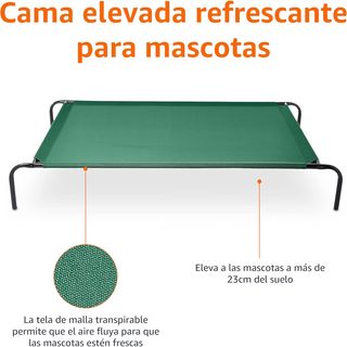 Amazon Basics Cama elevada refrescante mascotas pa